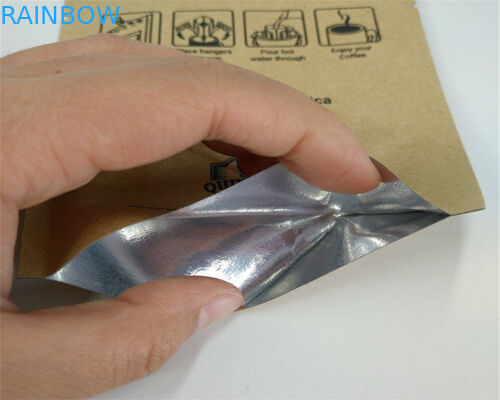 Voorkant Duidelijke Aangepaste Document Zakken voor Poeder/Suikergoed/Koffie