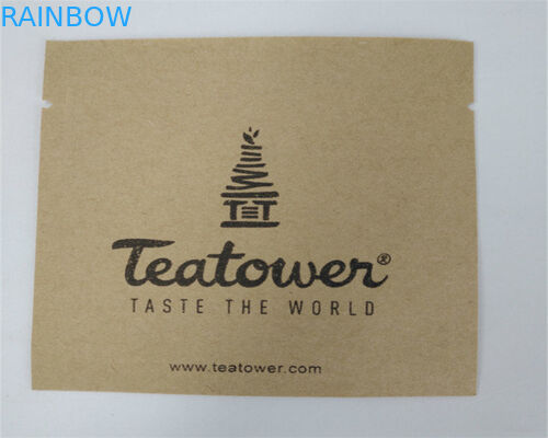 Voorkant Duidelijke Aangepaste Document Zakken voor Poeder/Suikergoed/Koffie