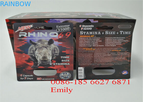 Document Materiële Blaarkaart Verpakking voor Alle de Machtscapsules van de Aardfx9000 Penis