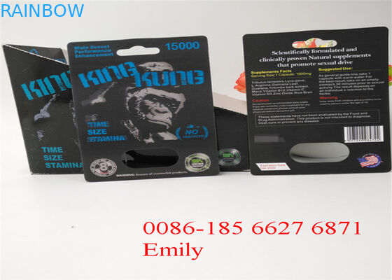 Document Materiële Blaarkaart Verpakking voor Alle de Machtscapsules van de Aardfx9000 Penis