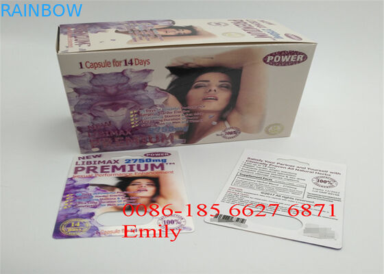 Document Materiële Blaarkaart Verpakking voor Alle de Machtscapsules van de Aardfx9000 Penis