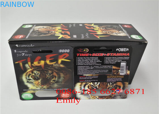 OEM Blaarkaart Verpakking voor het Verbeteren van Maximum Mensencapsules Verpakking