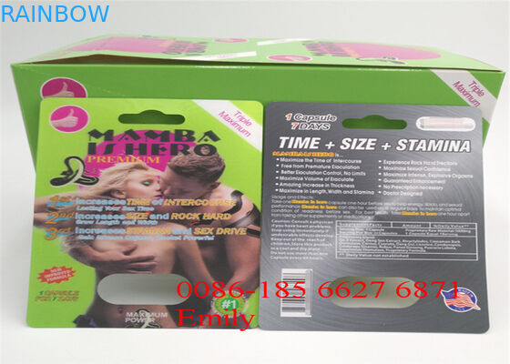 OEM Blaarkaart Verpakking voor het Verbeteren van Maximum Mensencapsules Verpakking