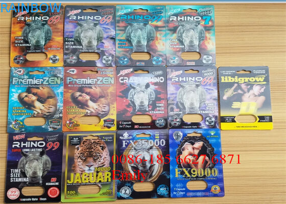 OEM Blaarkaart Verpakking voor het Verbeteren van Maximum Mensencapsules Verpakking