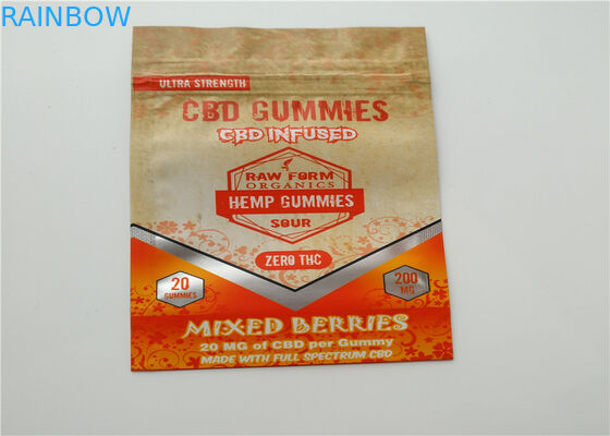 Klein Verpakkend die de Douaneembleem van de Grootte Kruidenwierook met Gelamineerde Aluminiumlaag wordt gedrukt