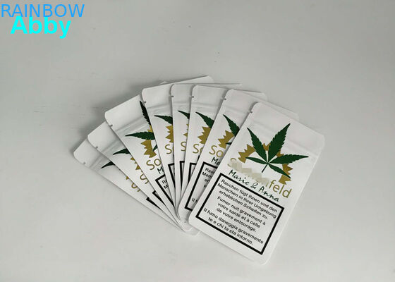 Van het de Zakkengas van de druk Gouden Matte Aluminiumfolie de Barrière Zijhoekplaat 10000 MOQ