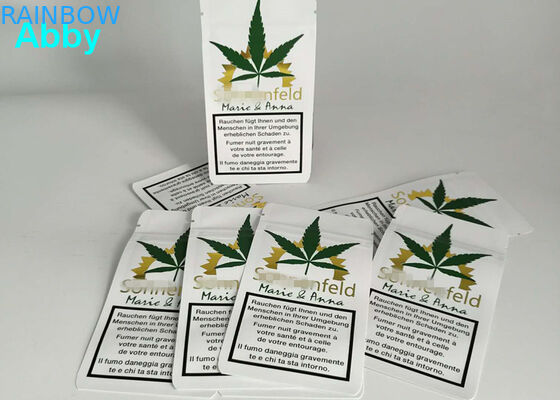 Van het de Zakkengas van de druk Gouden Matte Aluminiumfolie de Barrière Zijhoekplaat 10000 MOQ