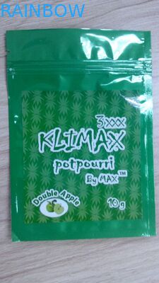 Kruiden de Wierook van het geurbewijs Verpakking, Plastic Ritssluitingszakken voor Voedsel Verpakking