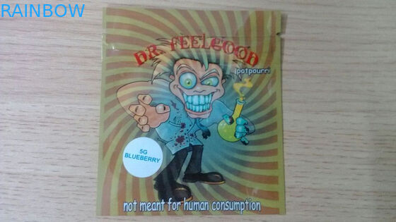 Amberblad Kruidenwierook Verpakking, Veiligheid Drie Zijverbindingszak 4g