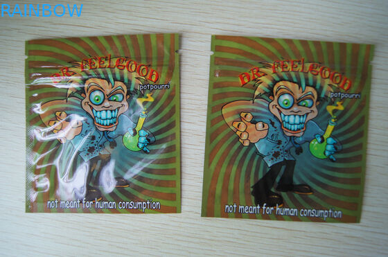 Amberblad Kruidenwierook Verpakking, Veiligheid Drie Zijverbindingszak 4g