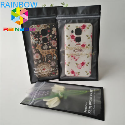 De aangepaste Plastic Zakken die 1,6 x 8cm verpakken voor Mobiele Kabel 3 kanten verzegelden zak voor nonizak van het snackfruit