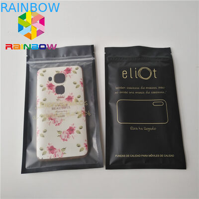 De aangepaste Plastic Zakken die 1,6 x 8cm verpakken voor Mobiele Kabel 3 kanten verzegelden zak voor nonizak van het snackfruit