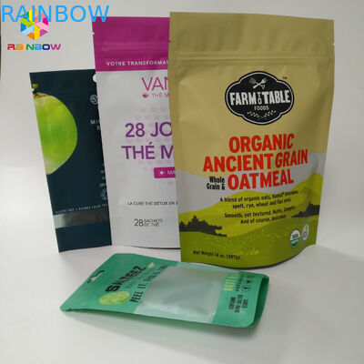 De kleurrijke Tribune op Zak doet Matte Oppervlakte met de Hoogste Inkepingen van de Ritssluitingsscheur in zakken