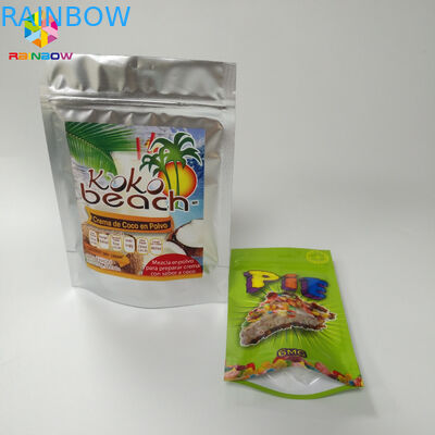 De kleurrijke Tribune op Zak doet Matte Oppervlakte met de Hoogste Inkepingen van de Ritssluitingsscheur in zakken