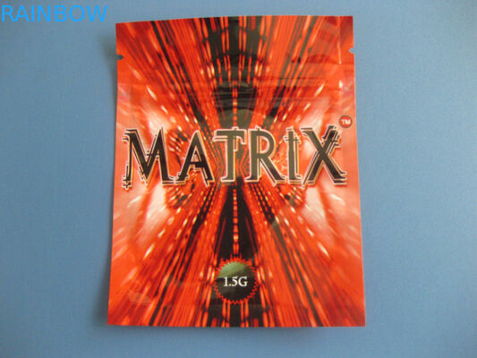 Ravure die Drie Zij de Foliemateriaal van Mylar van de Verbindingszak met het Hoogste Handvat van Ipper drukken