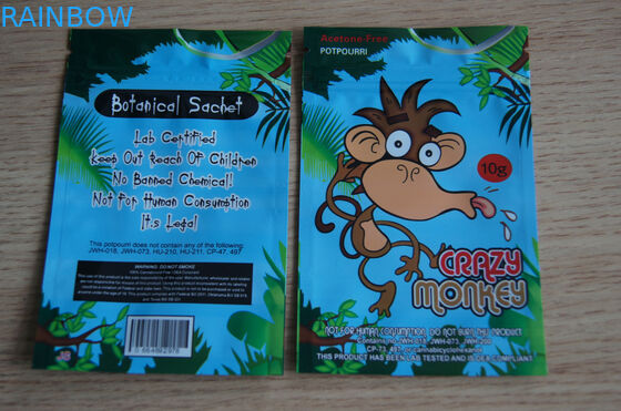 40mg de plastic Ritssluiting doet Gouden het Stempelen Lucht in zakken - Barrière 100 Microndikte