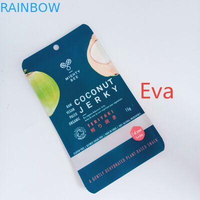 Van de Snackzakken van de Mylarritssluiting het Douane Gedrukte Zuivere Plastiek voor Kokosnotenschok/Gedroogd fruit