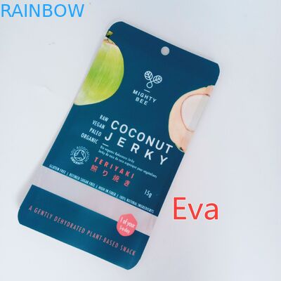 Van de Snackzakken van de Mylarritssluiting het Douane Gedrukte Zuivere Plastiek voor Kokosnotenschok/Gedroogd fruit