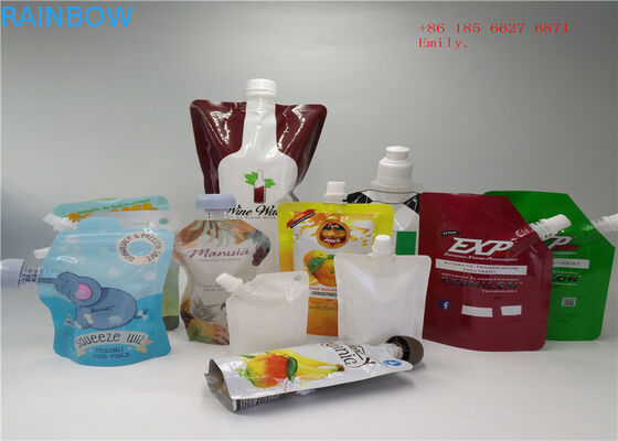 Opnieuw te gebruiken Spuitenzak die de Plastic Rang van het Samendrukkingsvoedsel voor Vruchtensap verpakken