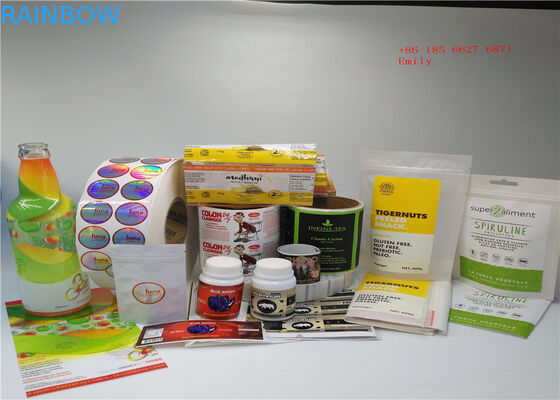 Zelfklevende Waterdichte 3D krimpt Kokeretiketten