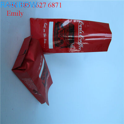 De Zak die van de ritssluitingsfolie 250g 500g met het Ontgassen van Unidirectionele Kleppen verpakken