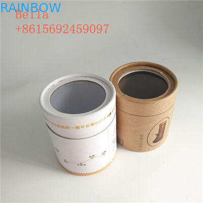 Eco - Vriendschappelijk Document Vakje die Aangepaste Vorm met Duidelijk Venster verpakken