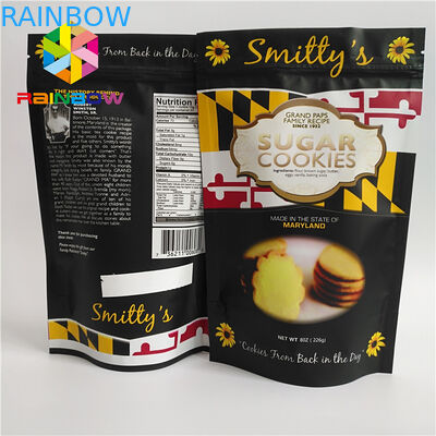 CMYK Kleur Custom Printed Snack Bags 100 - 140micron Dikte Met FDA Certificering