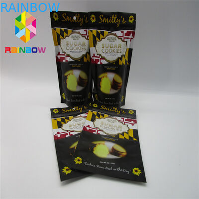CMYK Kleur Custom Printed Snack Bags 100 - 140micron Dikte Met FDA Certificering