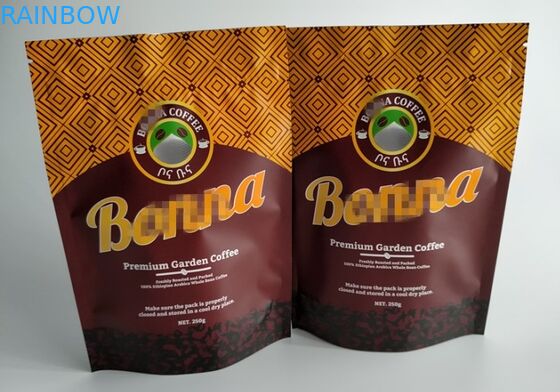 De Plastic Zakken die van de voedselrang, Hitte verpakken - verzegel Matte Tribune op Koffiezakken