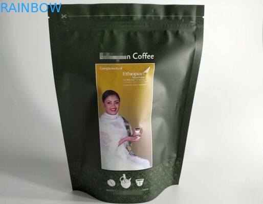 Gelamineerde Douane Plastic Zakken die Ritssluiting het Hoogste Verzegelen met Klep verpakken