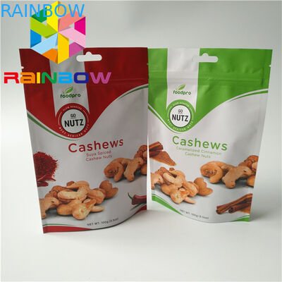 Folie gelamineerde aangepaste snackverpakking 100 g Mylar k Voor koekjes / gedroogd fruit