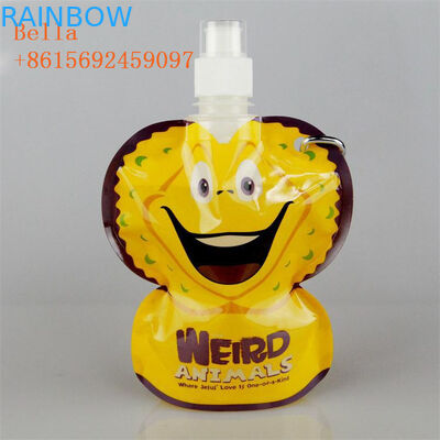 Persoonlijk gedrukte spoutzak verpakking, heldere vloeibare spoutzakken herbruikbaar voor dranken