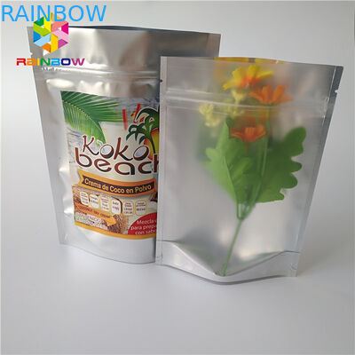 Ronde gaten snack voedsel verpakkingszakken Custom Printing Met Zip Lock And Tear Notches