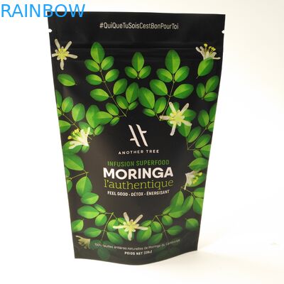 Ritssluitings Plastic Zakken die het Aluminiumpakket verpakken van Noni van de Scheurinkeping Klein Drie Kant Verzegeld