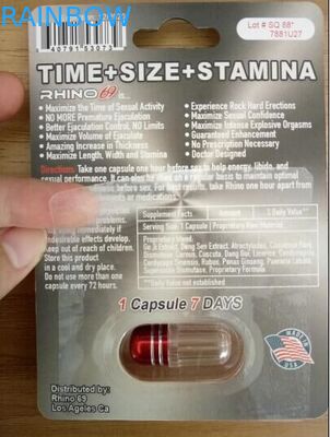 De rinoceros 69/7 Pillen van het Capsulegeslacht de Verpakkende Steen van de Blaarkaart/Glanzende Oppervlakte eindigt