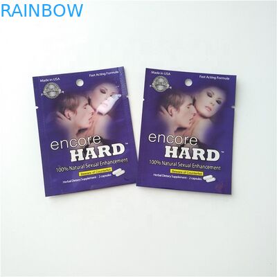 CMYK-Capsules die van de de Zak de Verpakkende Pil van de Kleurenfolie de Zak van Zakkenmylar verpakken