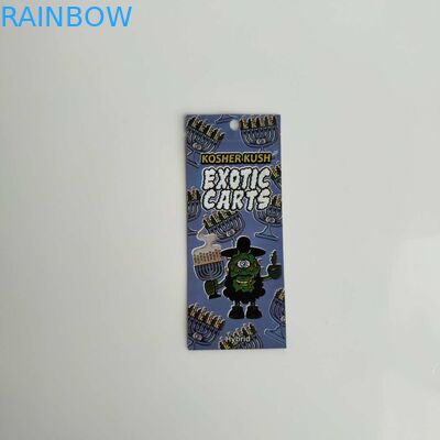 Opnieuw te gebruiken Plastic Zakken die de Exotische Zak van Mylar van het Karren Gouden Uiteinde met Ritssluiting verpakken