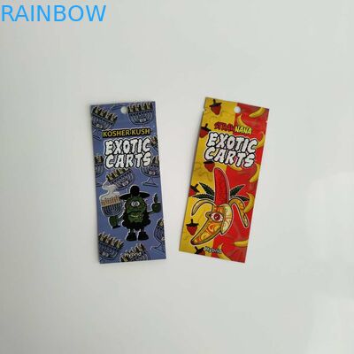 Opnieuw te gebruiken Plastic Zakken die de Exotische Zak van Mylar van het Karren Gouden Uiteinde met Ritssluiting verpakken