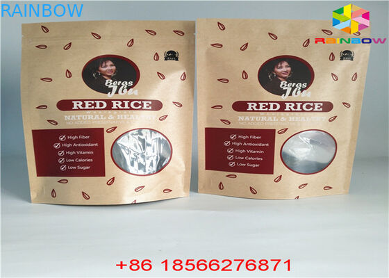 Opnieuw te gebruiken Aangepaste Document de Zaktribune van het Zakkenvoedsel op het Bewijs van de Ritssluitingsgeur met Venster