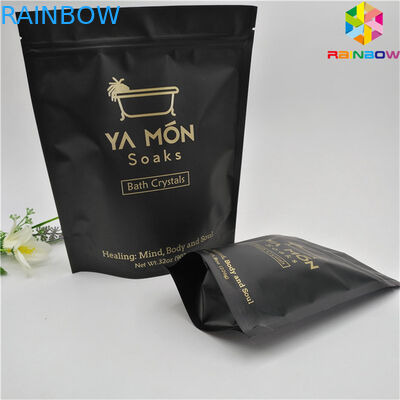 de douane uw Eigen de aluminiumfolie verpakkende zak van de Embleemdruk met van de de zakbodem van de bodemhoekplaat de Zakzakken ontruimt ritssluiting foilbag