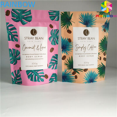 de douane uw Eigen de aluminiumfolie verpakkende zak van de Embleemdruk met van de de zakbodem van de bodemhoekplaat de Zakzakken ontruimt ritssluiting foilbag