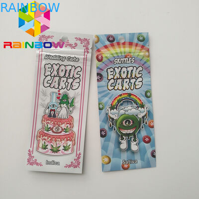 De Plastic Zakken die van de Vapepatroon de Exotic Carts Mini Mylar Zakken van Mario verpakken