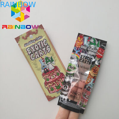 De Plastic Zakken die van de Vapepatroon de Exotic Carts Mini Mylar Zakken van Mario verpakken