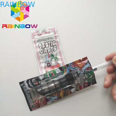 De Plastic Zakken die van de Vapepatroon de Exotic Carts Mini Mylar Zakken van Mario verpakken