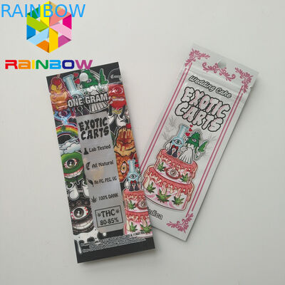 De Plastic Zakken die van de Vapepatroon de Exotic Carts Mini Mylar Zakken van Mario verpakken