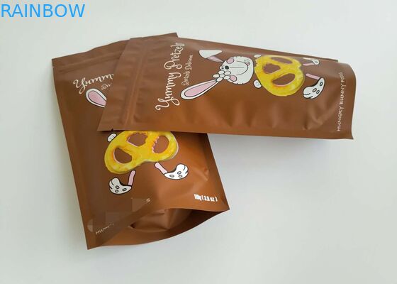 Cocoa Protein Snack Bag Verpakking, Stand Up Zipper Pouch Custom Printing Logo