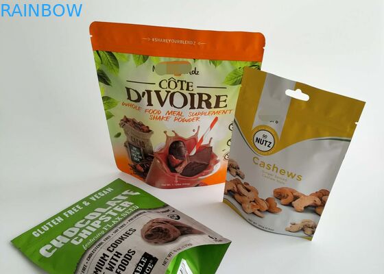 Droge Voedsel Plastic Zakken die Matte de Foliezak van Koekjesmylar voor Opslag Op lange termijn verpakken