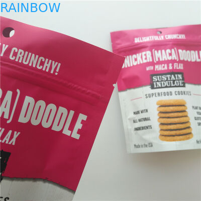 SGS Plastic Verpakkend de Douaneembleem Mylar Doypack van de Snackzak voor Chips/Koekjes