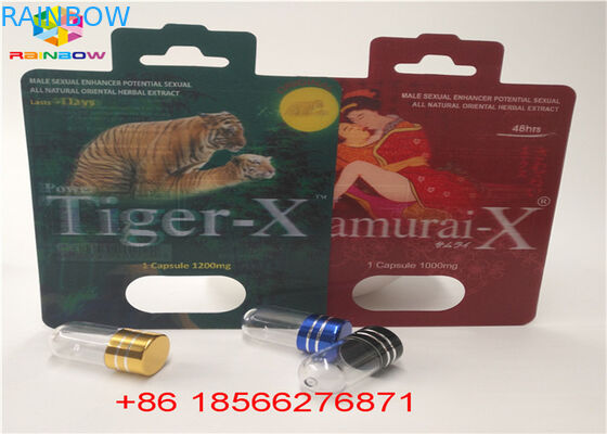 De Blaarkaart die van de geslachtspil 3D Vertoningsvakje Capsuledocument Vakje met Dubbel Gat verpakken