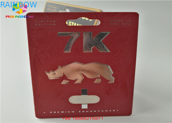 De Blaarkaart die van de geslachtspil 3D Vertoningsvakje Capsuledocument Vakje met Dubbel Gat verpakken